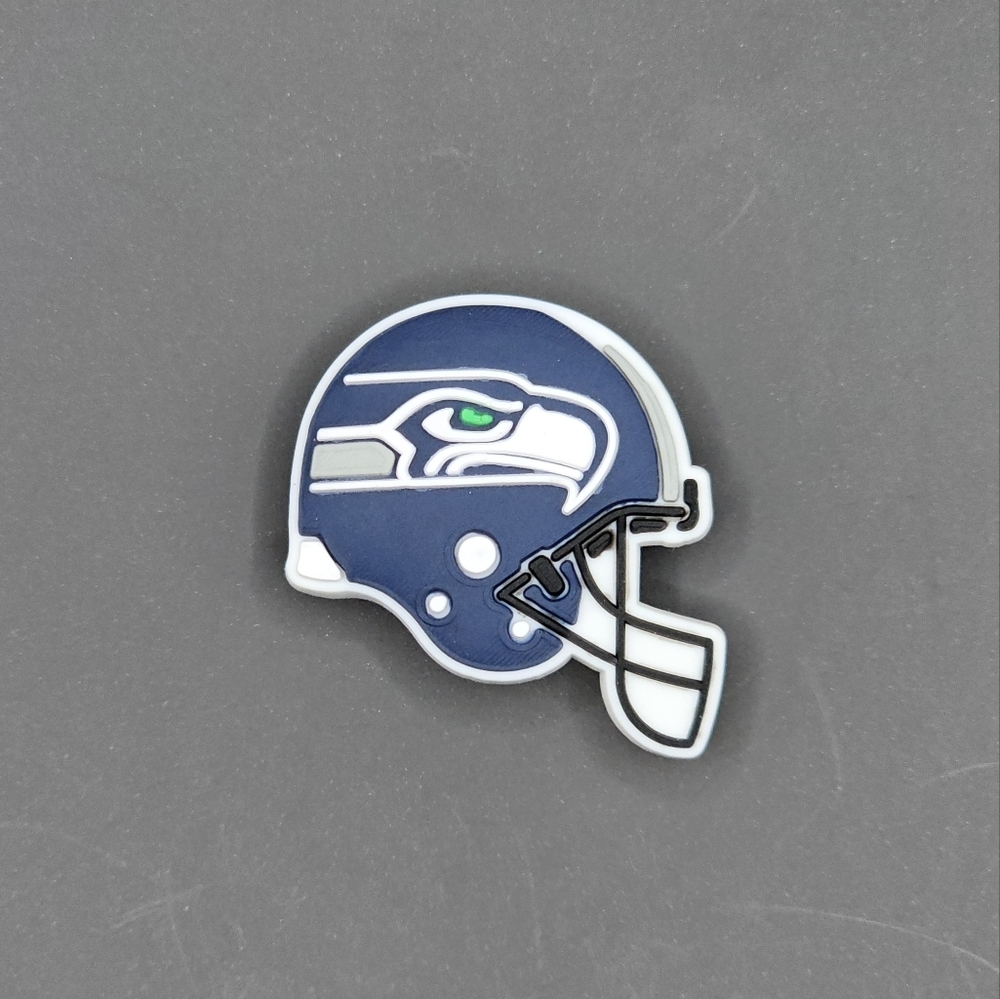 (5/$15) NFL Seahawks Helmet Croc Charm